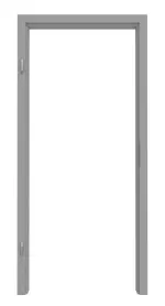 Frontansicht von Zarge RAL 7004 Signalgrau Rundkante - Lebo