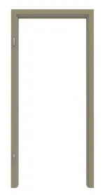 Frontansicht von Zarge RAL 7034 Gelbgrau Rundkante - Lebo