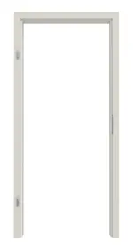 Frontansicht von Zarge RAL 9002 Grauweiß Rundkante - Lebo