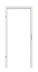 Frontansicht von Zarge Weiß matt CPL mit runder Kante - Classen