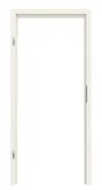 Frontansicht von Zarge Weiß lackiert Lamikor Typ 4 mit runder Kante - Kilsgaard