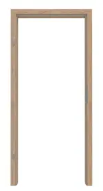 Frontansicht von Zarge Raucheiche Lamikor Typ 4 mit runder Kante - Kilsgaard