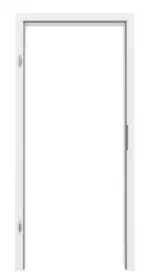 Frontansicht von Zarge Uni Grau Lamikor Typ 4 mit runder Kante - Kilsgaard