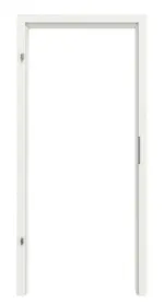 Frontansicht von Zarge für Schallschutztüren TopWeiß Lamikor mit runder Kante - Kilsgaard