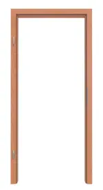 Bild von Zarge Buche Echtholzfurniert eckige Kante VZ-6 Schallschutztüren