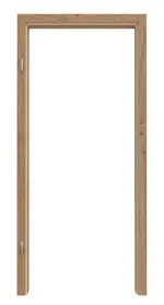 Frontansicht von Zarge Eiche europ. Echtholzfurniert eckige Kante VZ-6