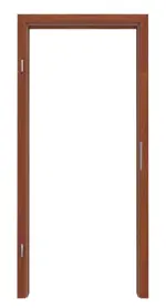 Bild von Zarge Mahagoni Echtholzfurniert eckige Kante Rauchschutztüren