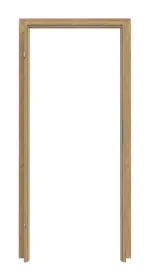 Frontansicht von CLASSEN Zarge Arcus Eiche Tocantis 3D Look