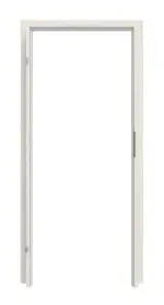 Frontansicht von CLASSEN Zarge Arcus Esche Weiß 3D Look