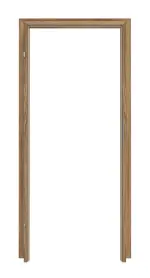 Frontansicht von CLASSEN Zarge Arcus Honig Catania 3D Look