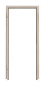 Frontansicht von CLASSEN Zarge Arcus Nuss Kolumbia hell 3D Look