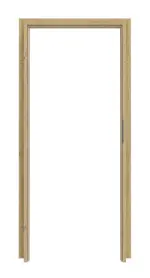 Frontansicht von CLASSEN Zarge Arcus Riviera Eiche 3D Look