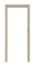 Frontansicht von CLASSEN Zarge Cmok Eiche Sonoma 3D Look