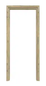 Frontansicht von CLASSEN Zarge Cmok Hamilton Eiche CPL