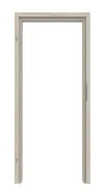 Frontansicht von CLASSEN Zarge Cmok Nuss Kolumbia hell 3D Look