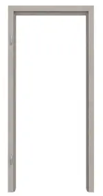 Frontansicht von WESTAG Zarge Semento BN 434 PortaLit CPL mit eckiger Kante