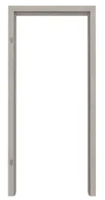 Frontansicht von WESTAG Zarge für Brandschutztüren T-30 Semento BN 434 Portalit CPL mit eckiger Kante