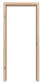 Frontansicht von WESTAG Zarge Eiche Eleganzia Ei 342 PortaLit CPL mit eckiger Kante