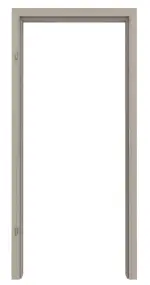 Frontansicht von WESTAG Zarge für Brandschutztüren T-30 Sala Eiche Ei 443 Portalit CPL mit eckiger Kante