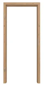 Frontansicht von WESTAG Zarge Artis Eiche Ei 793 PortaLit CPL mit eckiger Kante