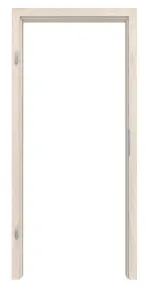 Frontansicht von WESTAG Zarge Nussbaum Embla NU 324 PortaLit CPL mit eckiger Kante