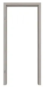 Frontansicht von WESTAG Zarge Semento BN 434 PortaLit CPL mit runder Kante