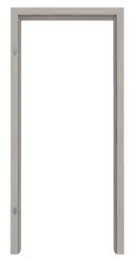 Frontansicht von WESTAG Zarge für Schallschutztüren Semento BN 434 PortaLit CPL mit runder Kante