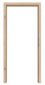 Frontansicht von WESTAG Zarge für Schallschutztüren Eiche Eleganzia Ei 342 PortaLit CPL mit runder Kante