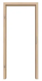 Frontansicht von WESTAG Zarge für Feuchtraumtüren Eiche Eleganzia Ei 342 Portalit CPL