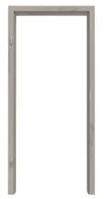 Frontansicht der Zarge von WESTAG Innentür-Set Sala Eiche Ei 443 PortaLit CPL mit Zarge und Drücker