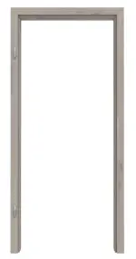 Frontansicht von WESTAG Zarge für Feuchtraumtüren Sala Eiche Ei 443 Portalit CPL