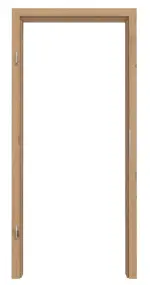 Frontansicht von WESTAG Zarge für Feuchtraumtüren Artis Eiche Ei 793 Portalit CPL