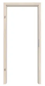 Frontansicht von WESTAG Zarge für Schallschutztüren Nussbaum Embla NU 324 PortaLit CPL mit runder Kante