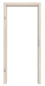 Frontansicht von WESTAG Zarge für Feuchtraumtüren Nussbaum Embla NU 324 Portalit CPL