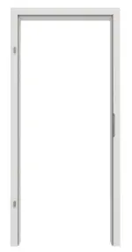 Frontansicht von GARANT Zarge für Objektinnentüren 0160-60 Silver Grey CePaL mit kleiner Rundkante