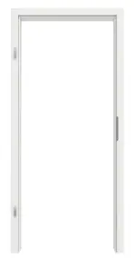 Frontansicht von GARANT Zarge Matt Weißlack 9016 G-TEC mit kleiner Rundkante