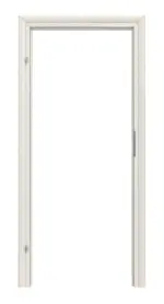 Frontansicht von CLASSEN Zarge New Arcus Esche Weiß 3D Look