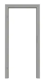 Frontansicht von CLASSEN Zarge New Arcus Grau Matt Primo