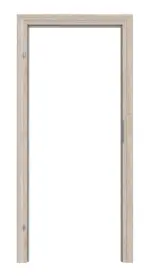 Frontansicht von CLASSEN Zarge New Arcus Nuss Kolumbia hell 3D Look