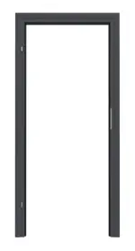 Frontansicht von CLASSEN Zarge New Arcus Graphit RAL 7024 CPL