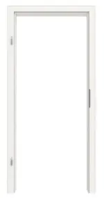 Frontansicht von GARANT Zarge Weißlack 9016 mit profilierter Kante