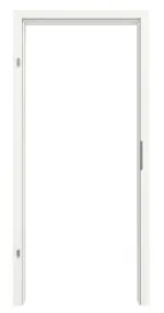 Frontansicht von GARANT Zarge für Objektinnentüren Authentic Bianco CePaL mit runder Kante