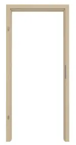Frontansicht von GARANT Zarge für Objektinnentüren Natura Ahorn CePaL mit runder Kante