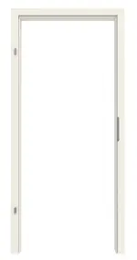 Frontansicht von GARANT Zarge für Objektinnentüren Weißlack 9010 mit runder Kante