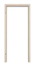 Frontansicht von CLASSEN Zarge Akazie hell CPL mit abgerundeter Kante PL-Norm