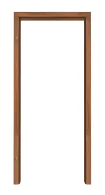 Frontansicht von CLASSEN Zarge Akazie ST Primo mit abgerundeter Kante