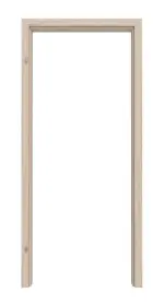 Frontansicht von CLASSEN Zarge Eiche Sonoma 3D Look mit abgerundeter Kante