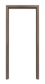 Frontansicht von CLASSEN Zarge Esche Graphit Iridium mit abgerundeter Kante