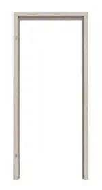 Frontansicht von CLASSEN Zarge Nuss Kolumbia hell 3D Look mit abgerundeter Kante