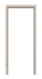 Frontansicht von CLASSEN Zarge Uni Kaschmir Iridium mit abgerundeter Kante